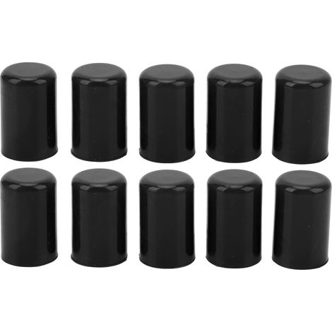 10 Universelle Silikon-dichtungsstopfen Für Unterdruckschlauch, 14 Mm Innendurchmesser, Schwarz