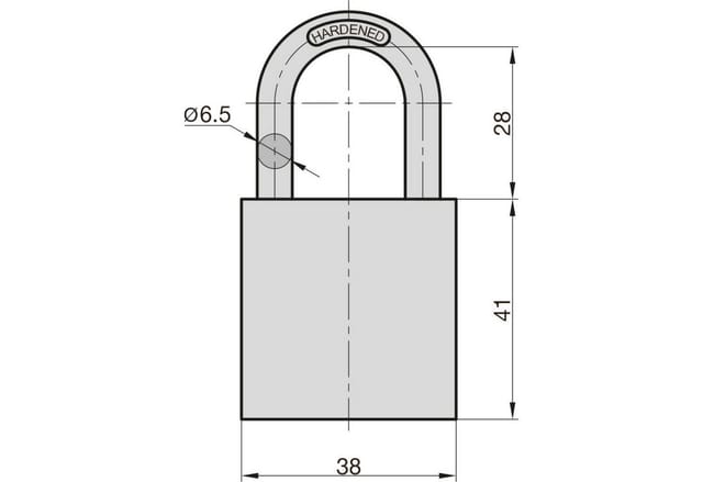 Basi - Vorhangschloss - SET - 6x VHS 619 - verschiedene Farben - Verschiedenschließend - inkl. 2 Schlüssel pro Schloss - Aluminiumgehäuse Gravurfähig