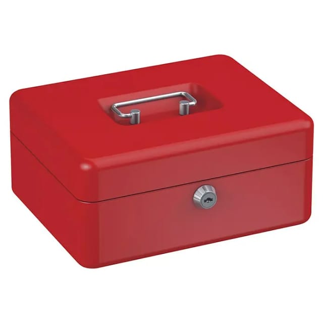 Basi - Geldkassette - GK 10M - Rot - H90xB200xT160mm - 2100-0200-1400