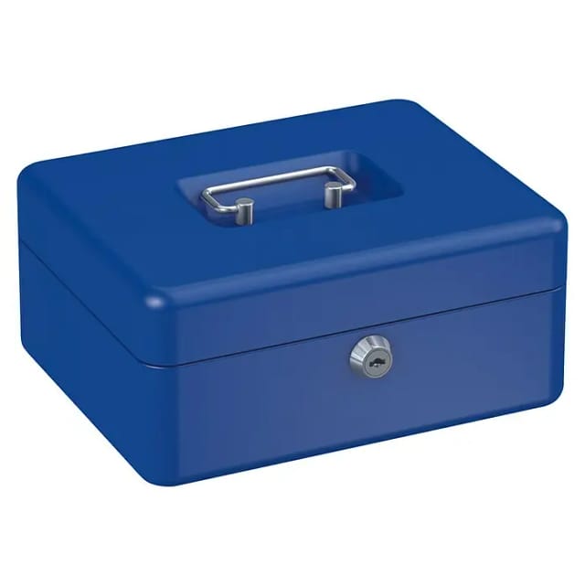 Basi - Geldkassette - GK 10M - Blau - H90xB200xT160mm - 2100-0200-1300