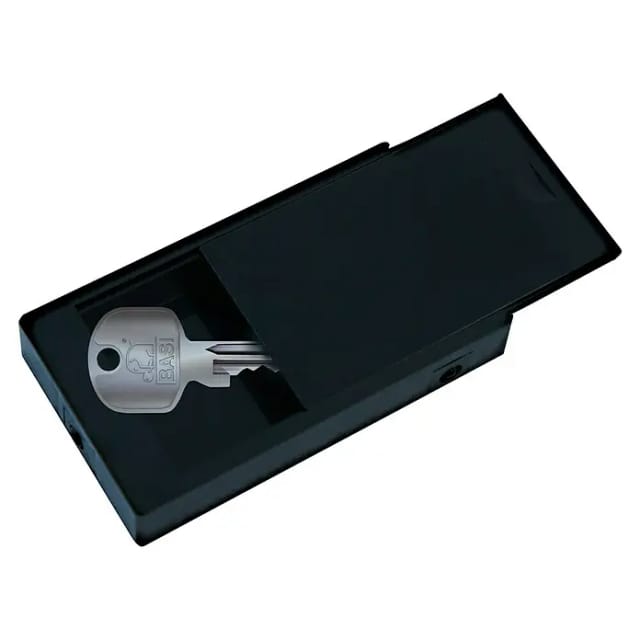 Basi - Magnetische Schlüsselbox - SBO 210 - Schwarz - Maße: 56x115x22 mm - 2102-0003