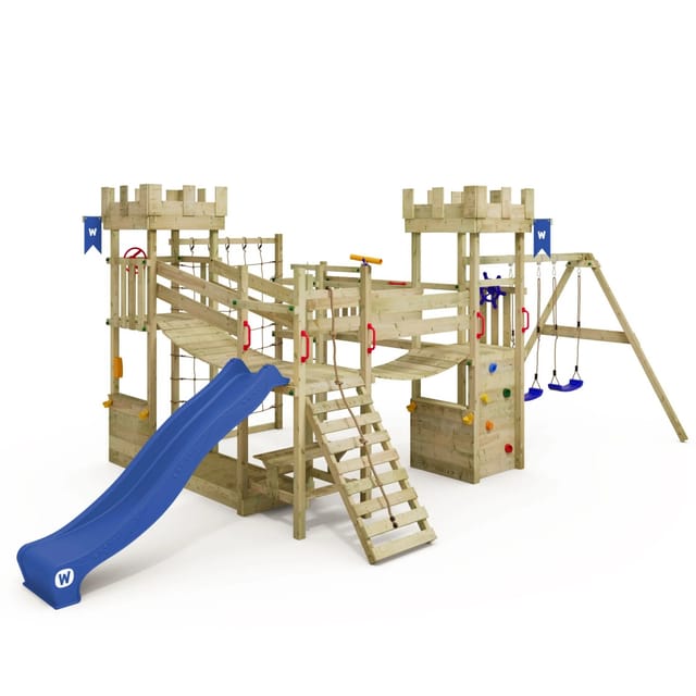 Wickey Spielturm Smart Arch mit Rutsche Blau