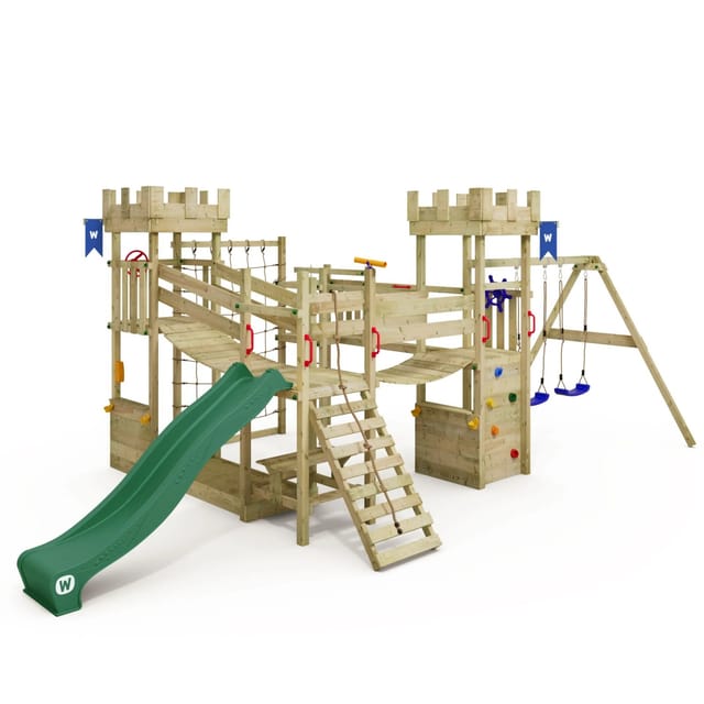 Wickey Spielturm Smart Arch mit Rutsche Grün