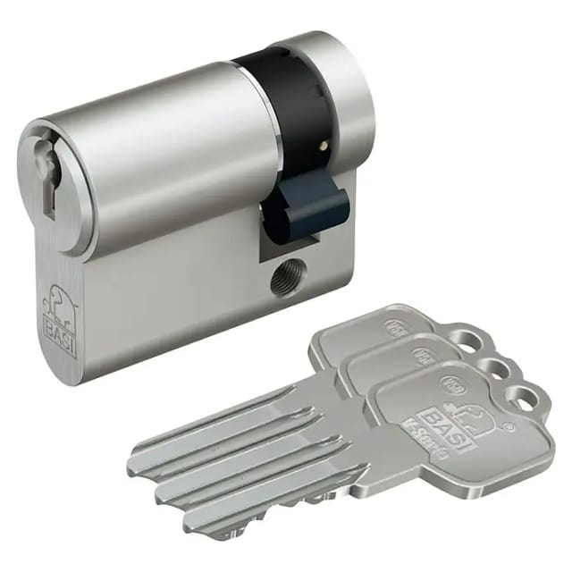 Basi - V50 - Profil-Halbzylinder - 10/30 mm -Verschiedenschließend