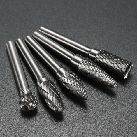 5 X 1/4" Rotationsbohrer Für Cnc-gravierfräse