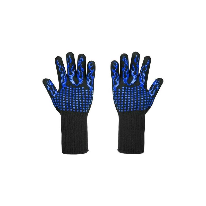 Hitzebeständige Handschuhe Bis 800 °c – Schnittfestigkeit L5 – Silikon, Aramid, Baumwolle, Polyester – Zum Grillen, Kochen Und Schweißen