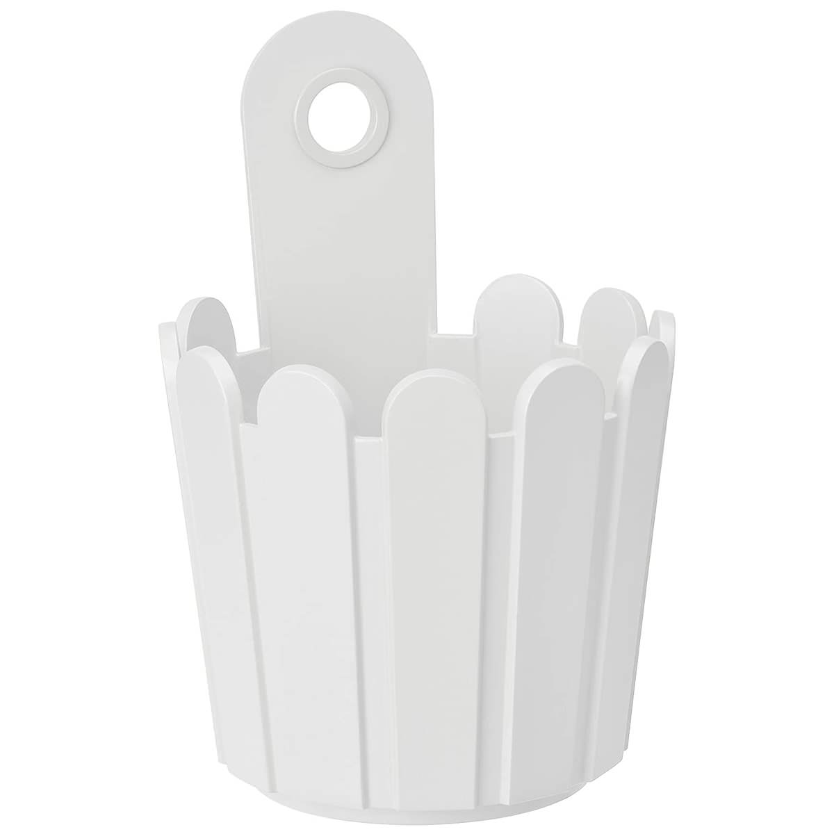Poétic Landhaus Mini Fässchen Weiß Ø 6,5 Cm - Kunststoff