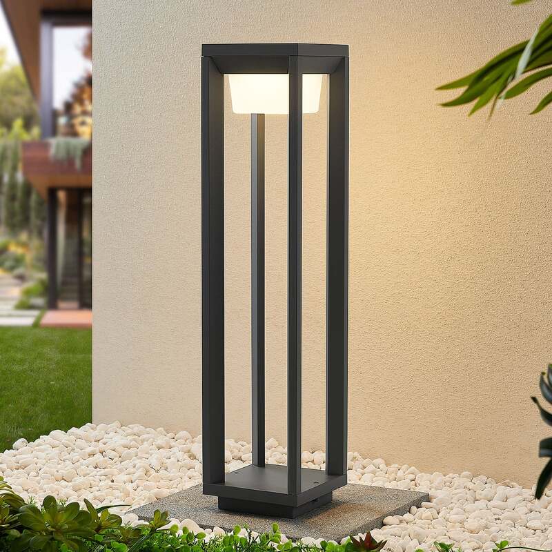 [gebraucht] B-ware Prios Wegeleuchte Gartenleuchte Gamion Led Pollerleuchte Anthrazit 60cm Ip54