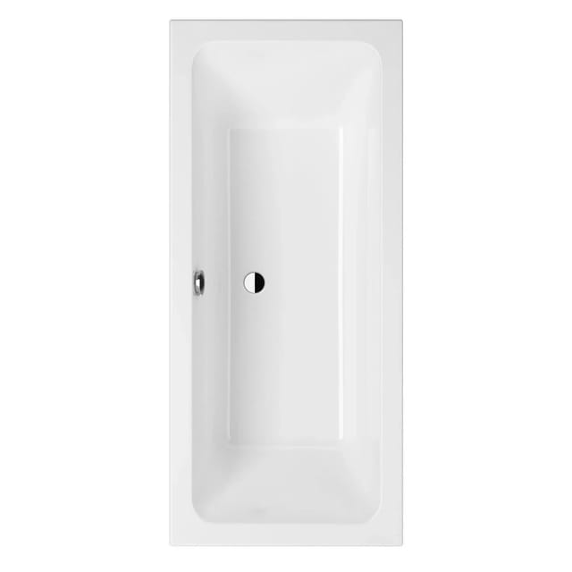 Kronenbach Duo-Badewanne 190 x 90 cm Cube Weiß
