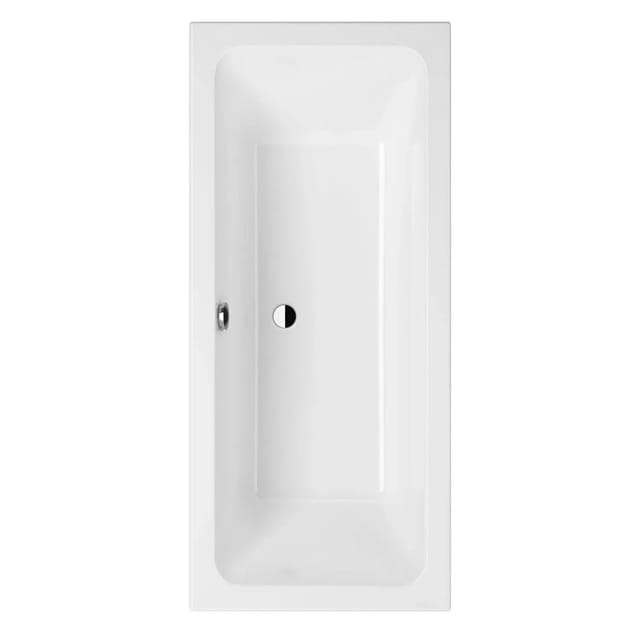 Kronenbach Duo-Badewanne 180 x 80 cm Cube Weiß