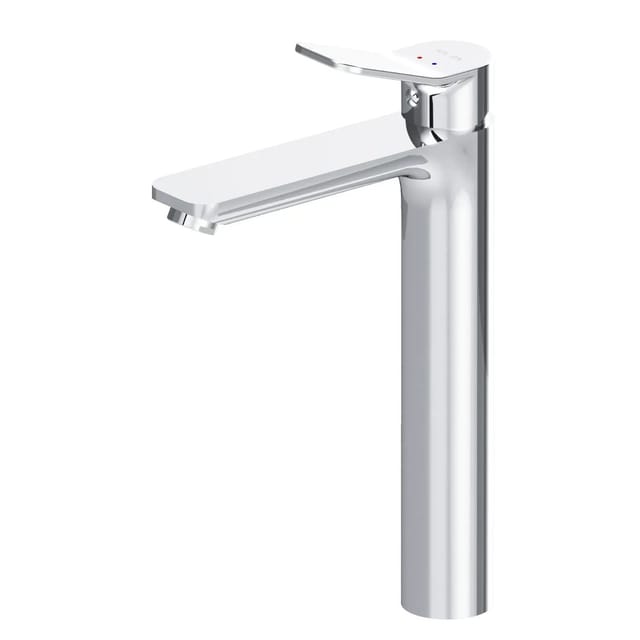 AM.PM Waschtischarmatur mit hohem Auslauf, Waschbecken Armatur, Mischbatterie FXA92000 X-Joy Wasserhahn Bad Chrom