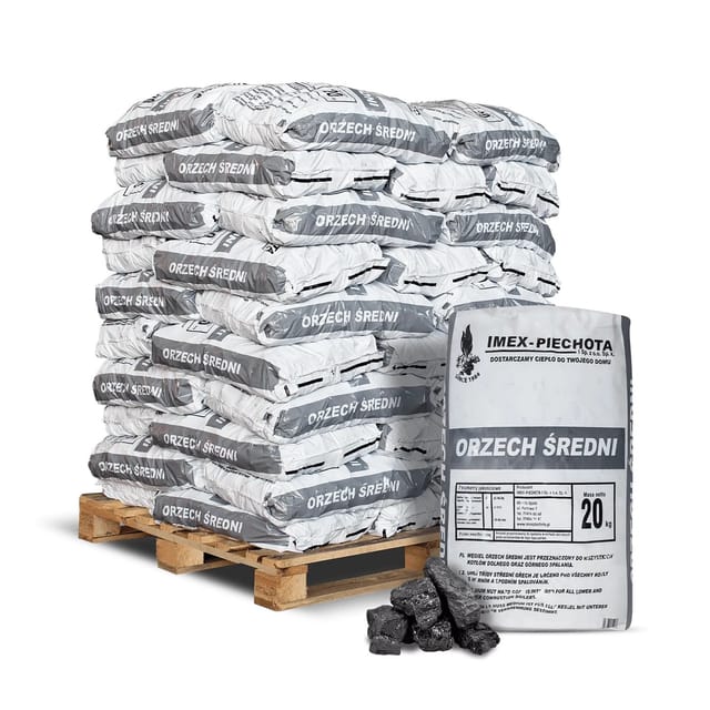 Anmag Steinkohle 25 - 60 Mm 20kg x 50 Sack 1000kg Palette