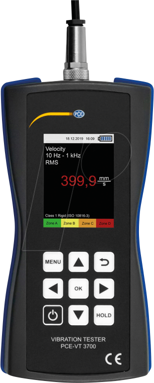 PCE Instruments Solarmessgerät SPM 1 PCE Instruments Beschleunigungsaufnehmer VT 3700