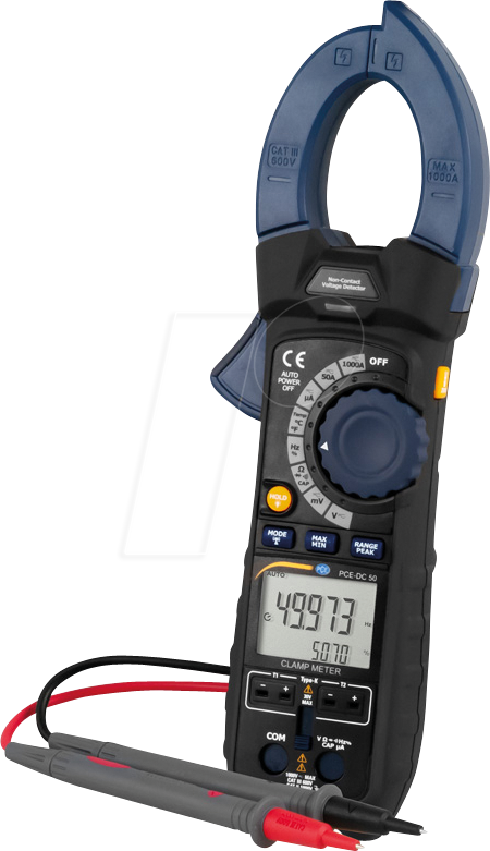 PCE Instruments pH Wert und Temperatur Messgerät PH 22 PCE Instruments Amperemeter DC 50