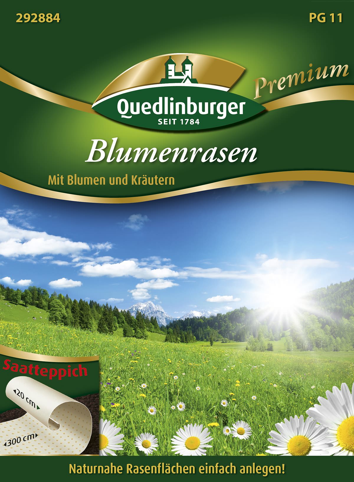Quedlinburger St Blumenrasen - Premium Blumensamen