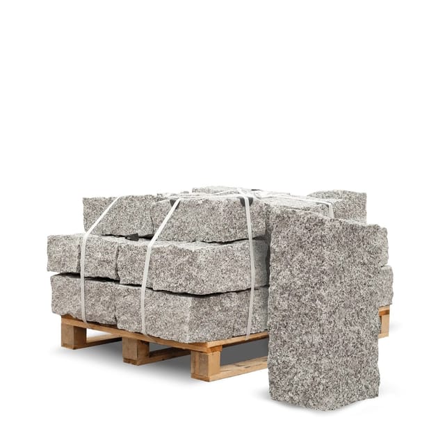 Galamio Granit Mauersteine 40x20x20 Gebrochen 1000kg
