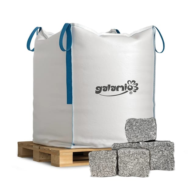 Galamio Granitpflaster 15/17 Gespalten 1000kg Bigbag