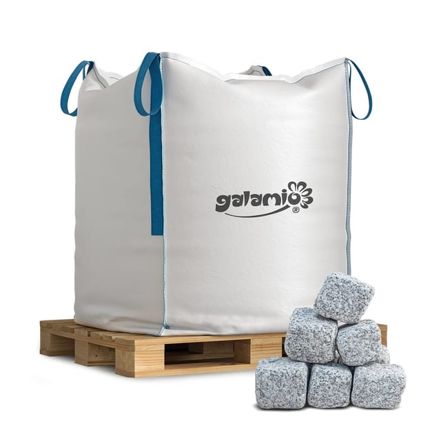Galamio Granitpflaster 8/11 Getrommelt 1000kg