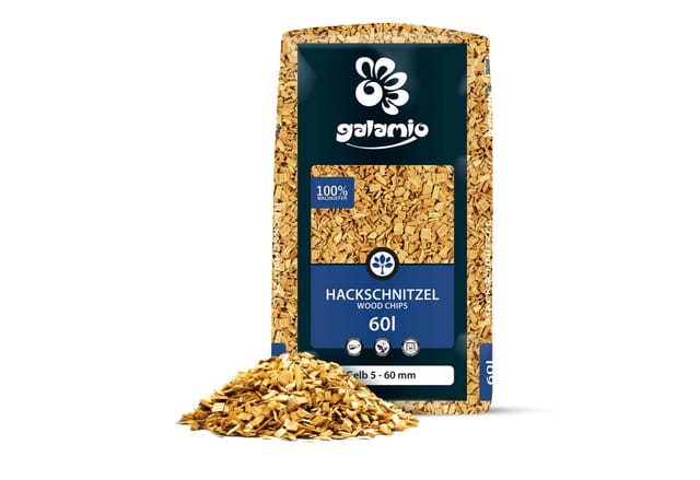 Galamio Holzhackschnitzel Gelb 60l