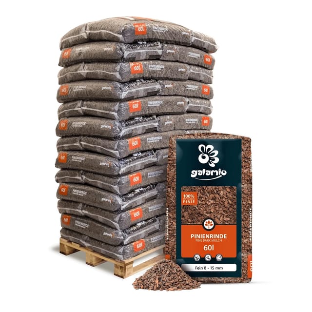 Galamio Pinienrinde Fein 60l x 39 Sack 2340l Palette