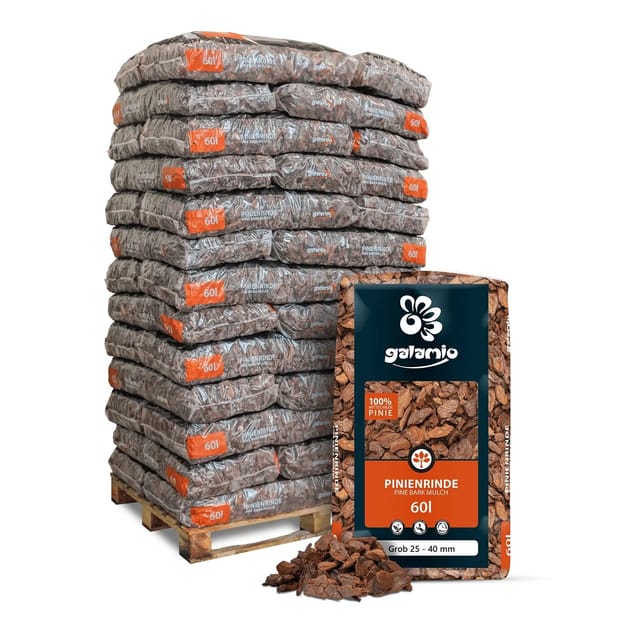 Galamio Pinienrinde Grob 60l x 39 Sack 2340l Palette