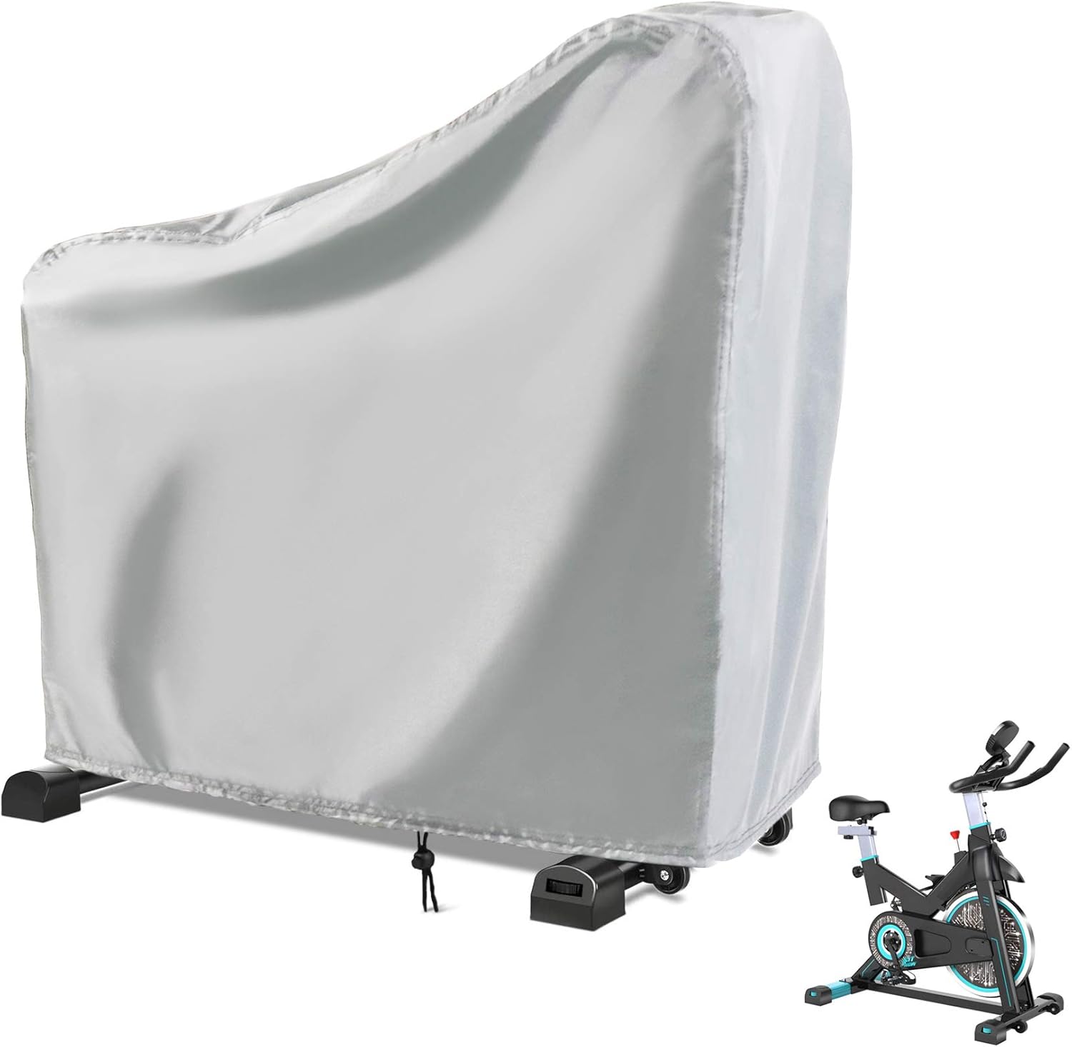 Schutzhülle Für Heimtrainer, 210d Wasserdicht Für Stationäre Fahrräder, Staubdichte Schutzhülle Für Outdoor-fahrräder, Geeignet Für Ergometer