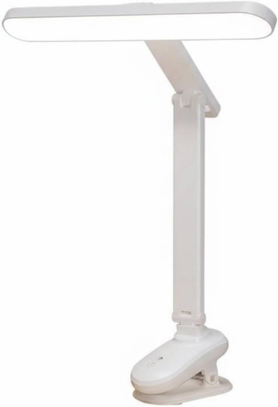 Verstellbare, Flimmerfreie Led-klemmleuchte Mit Lesefunktion, Augenschutz, Faltbare Schreibtischlampe Für Schüler Und Schlafzimmer, Wiederaufladbar