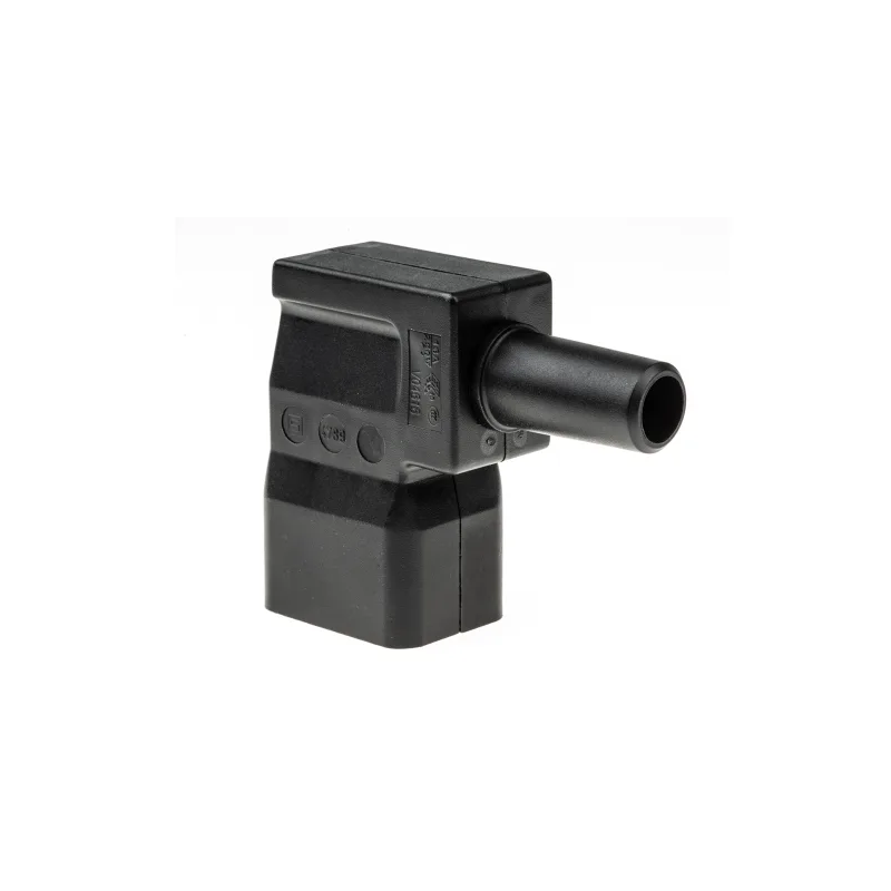 Schurter 4789.1200 Iec-stecker, Rechtwinklig, C20, Kabelstecker, 250 V, 16 A