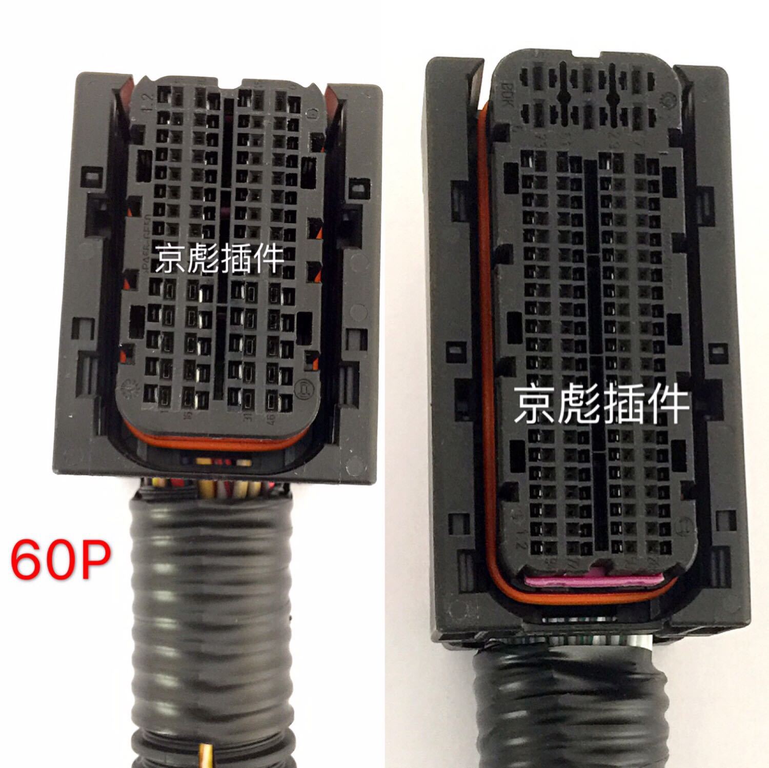 Carte Électronique Bosch Ecu Edc17 Weichai Xichai, Connecteur N° 1, Faisceau De Câbles Complet 94 Broches, Connecteur 60 Broches Et 60 Trous
