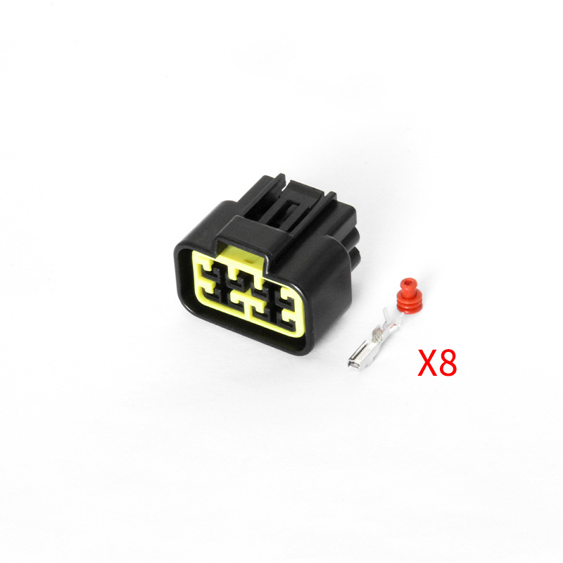 Connecteur Automobile Étanche 8 Broches Dj7081y-2.3-11/21, Fiche Fw-c-8m/fb