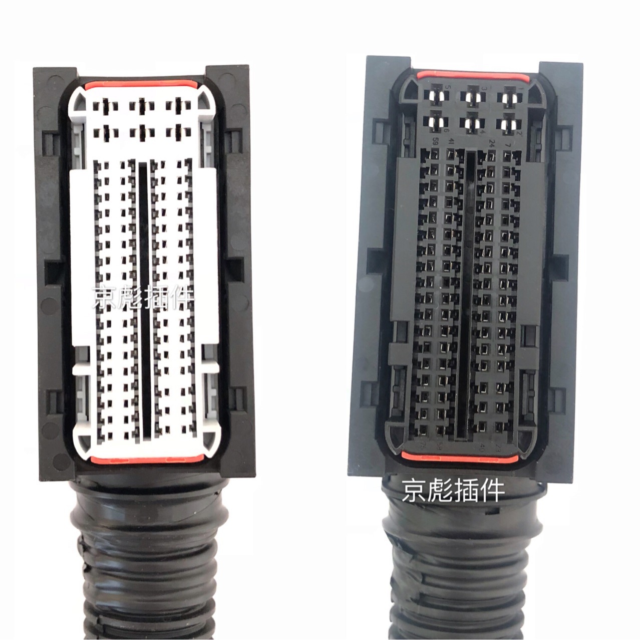 Connecteur De Carte Informatique Propriétaire Weichai Xichai 76 Broches Gris/noir 76p
