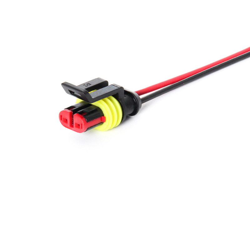 Connecteur Étanche Dj7021-1.5-11/21 282104-1 À 2 Broches Pour Faisceau De Câbles De 10 Cm