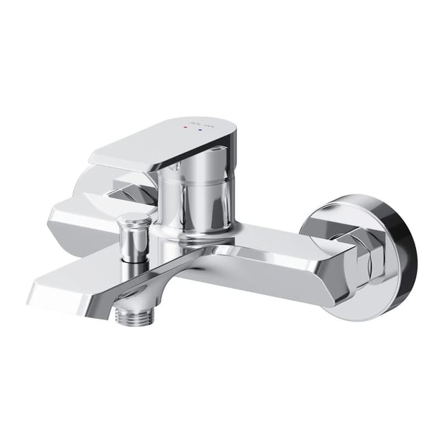 AM.PM Einhebel-Wannenarmatur / Brausearmatur, Wasserhahn Bad, Wannenbatterie FNA10000 Flash Aufputz Chrom