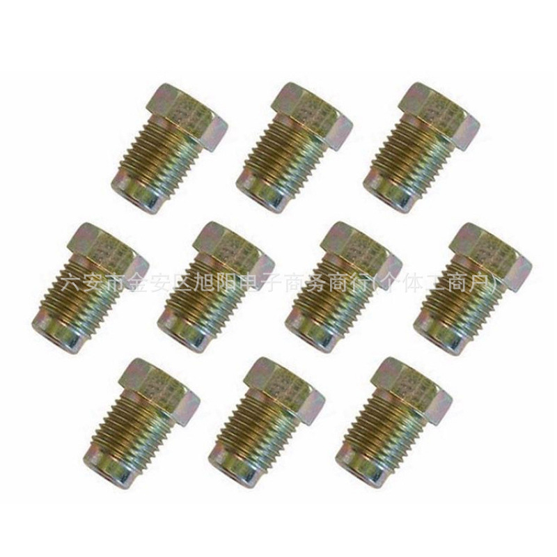10 Mm X 1 Mm Außengewindeschrauben Für Bremsleitungen Sind Geeignet Für 3/16"-bremsleitungen Und 3/8"-unf-x-4tpi-bremsleitungen.