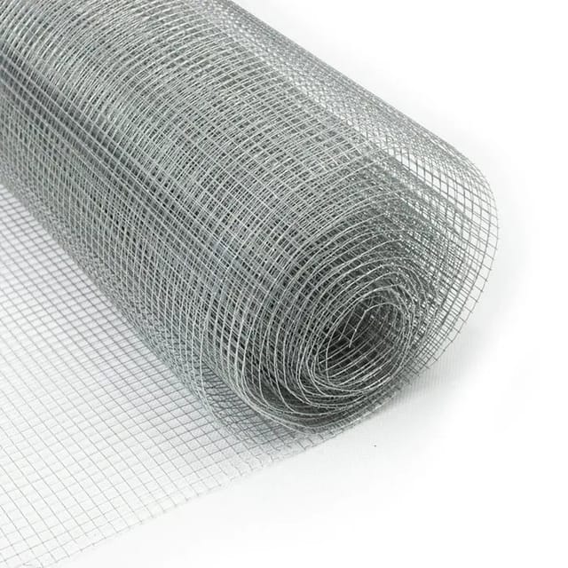 KARAT Drahtgitter feinmaschig Maschenweite 6,3 mm Volierendraht verzinkt 1 x 10 m