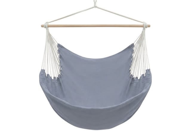 AMANKA XXL-Hängesessel bis 150 kg Belastbar 185 x 130 cm Lilac Grau