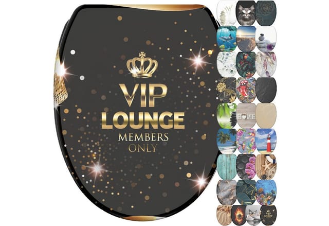 SANILO WC Sitz mit Absenkautomatik Top Fix VIP Lounge