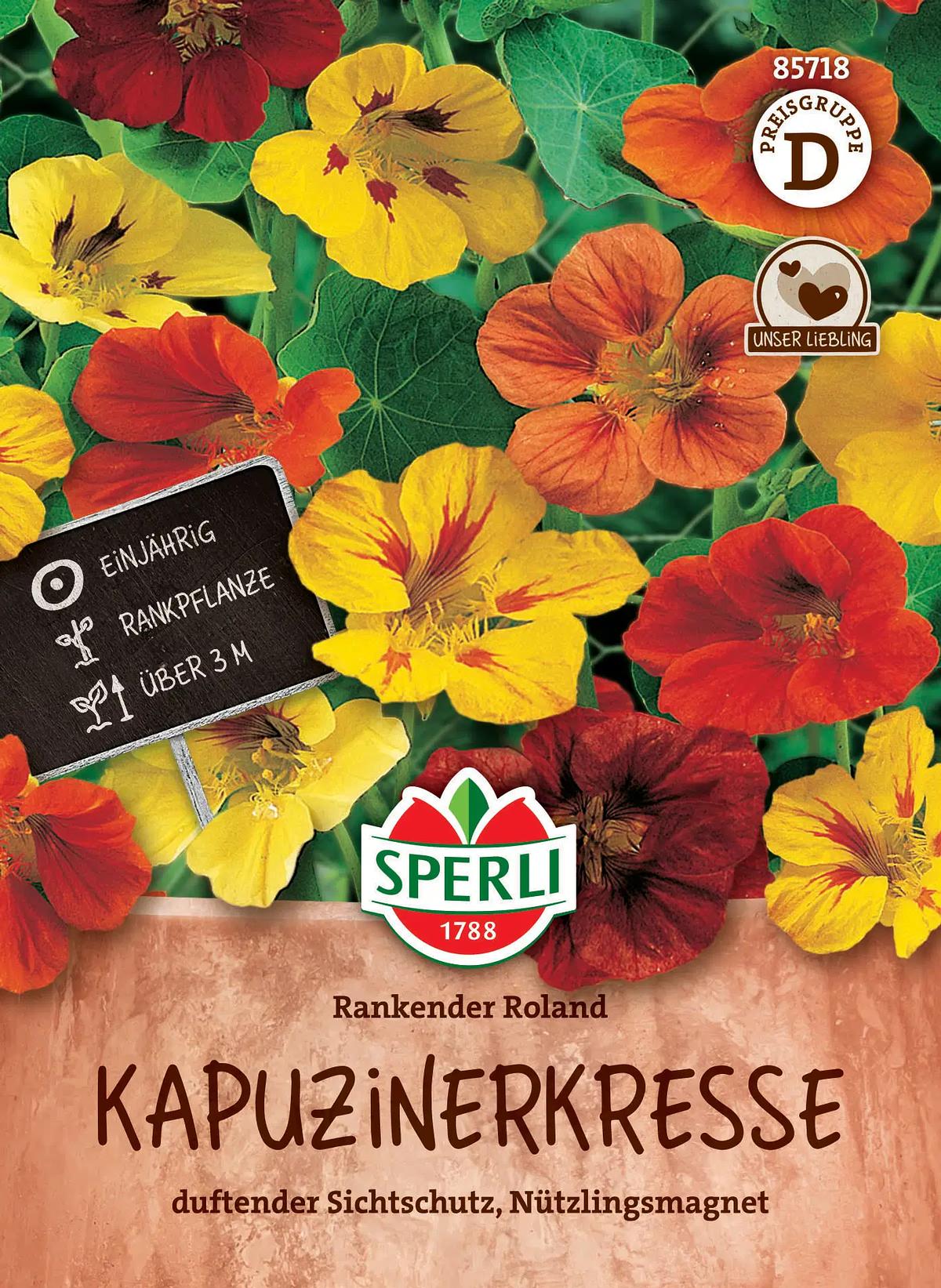 Sperli Kapuzinerkresse Rankender Roland - Blumensamen