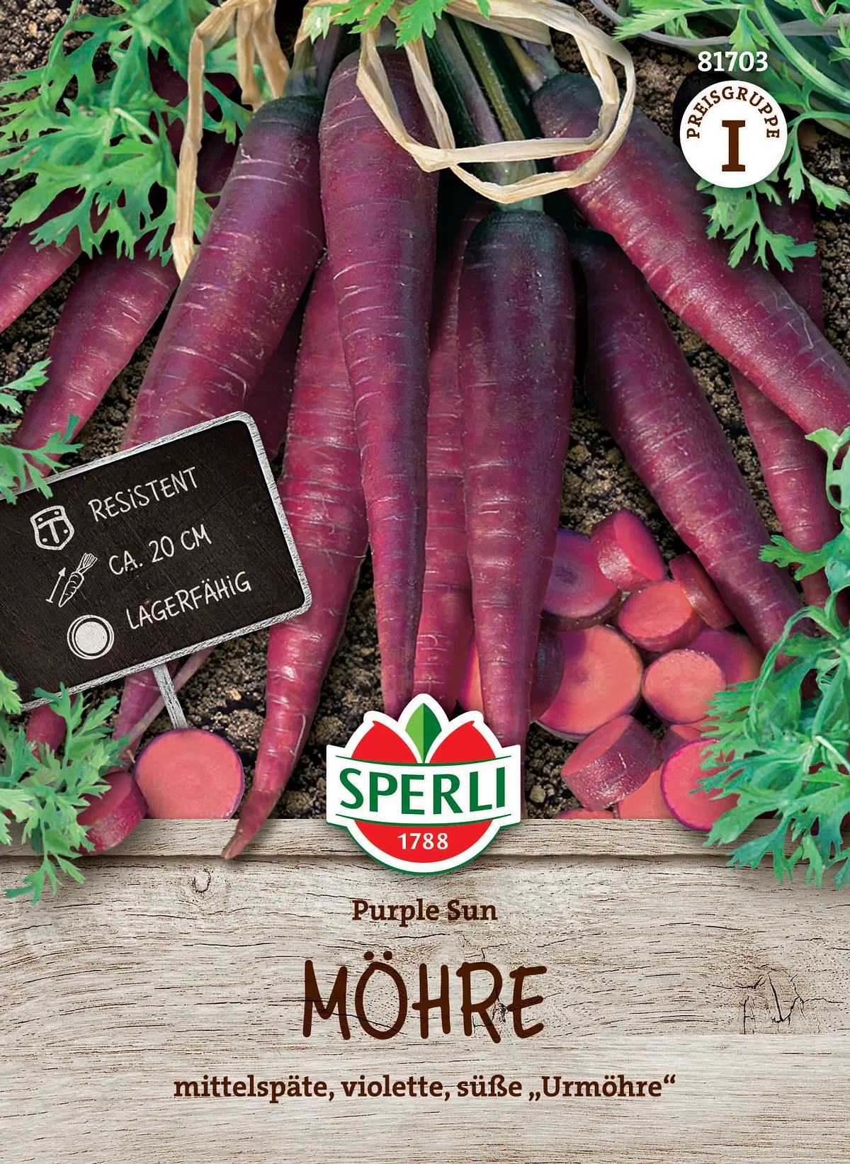Sperli Möhren Purple Sun - Gemüsesamen