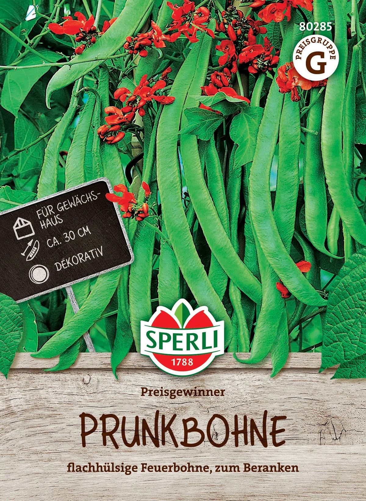 Sperli Prunkbohnen Preisgewinner - Gemüsesamen