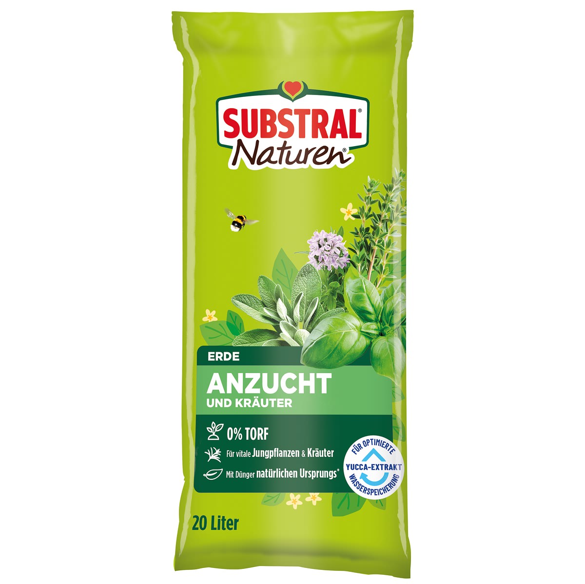 Substral® Naturen® Anzucht- Und Kräutererde Torffrei - 20 Liter