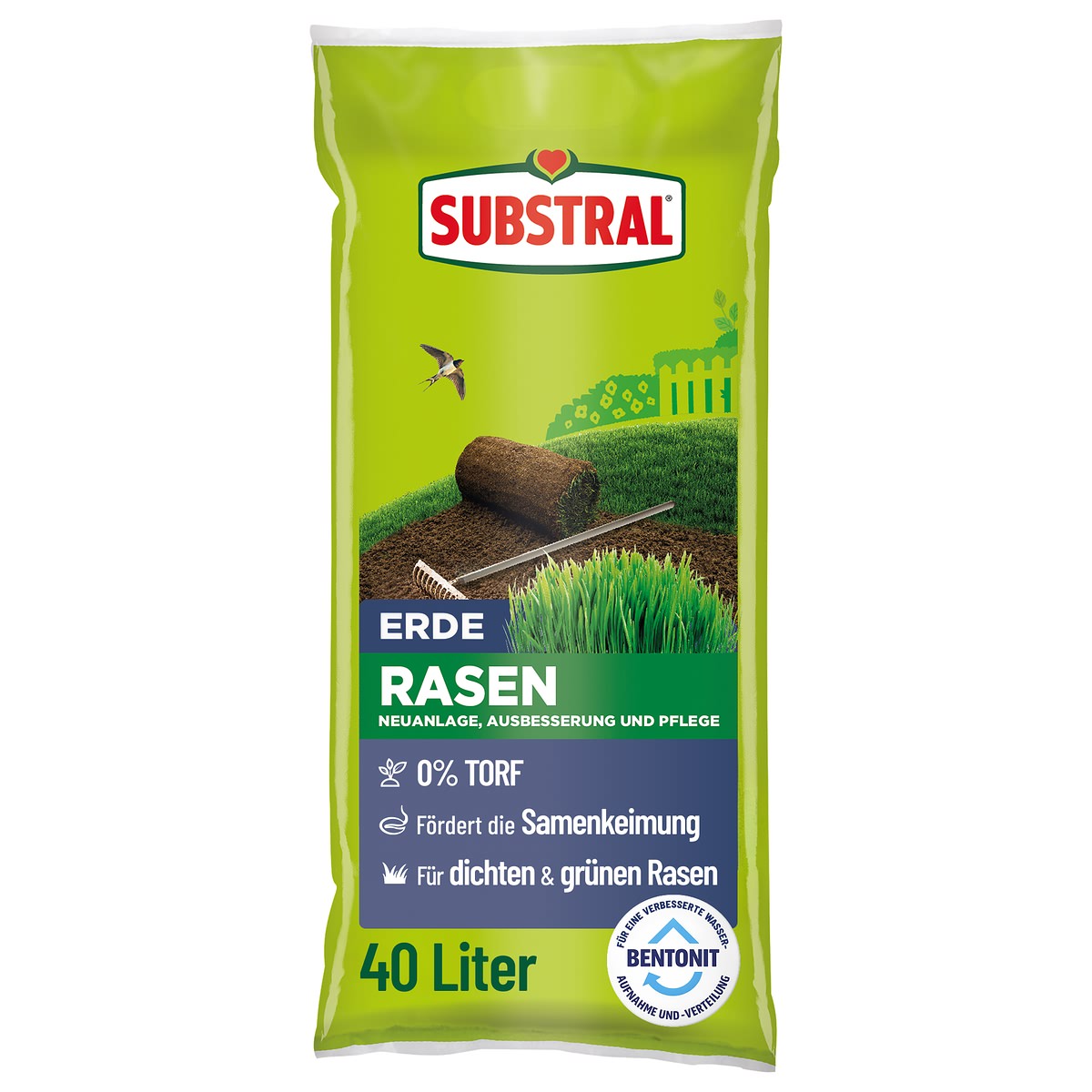 Substral® Rasenerde Torffrei - 40 Liter
