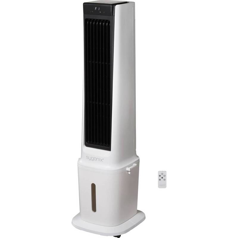 [neuwertig] B-ware Sygonix Luftkühler 90w Oszillierend Tower-ventilator Fernbedienung Led-display