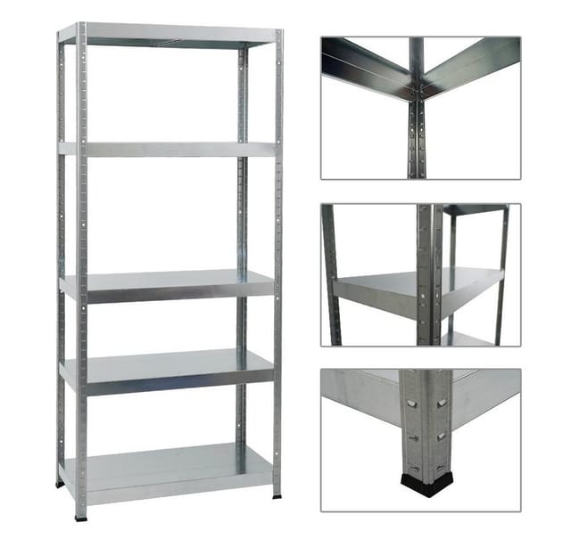 PROREGAL Schwerlastregal Steel Eagle HxBxT 180 x 80 x 40 cm Fachlast 130 kg Verzinkt