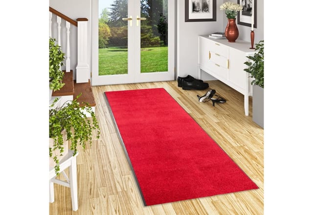 Snapstyle Läufer Proper Tex Uni Rot 90x50cm