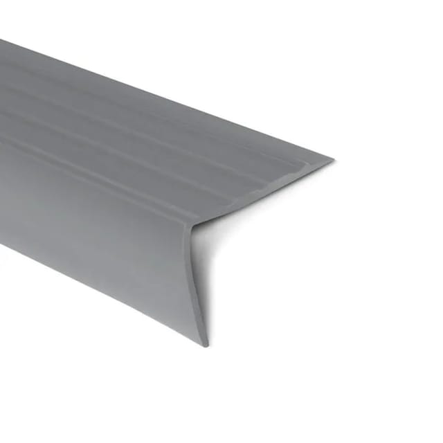 KARAT Stufenkantenprofil Michigan - Treppenkantenprofil Grau 45 x 42 x 1000 mm