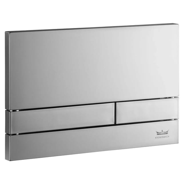 Kronenbach Betätigungsplatte Plantec 2.0 Cube 50 Chrom Glanz