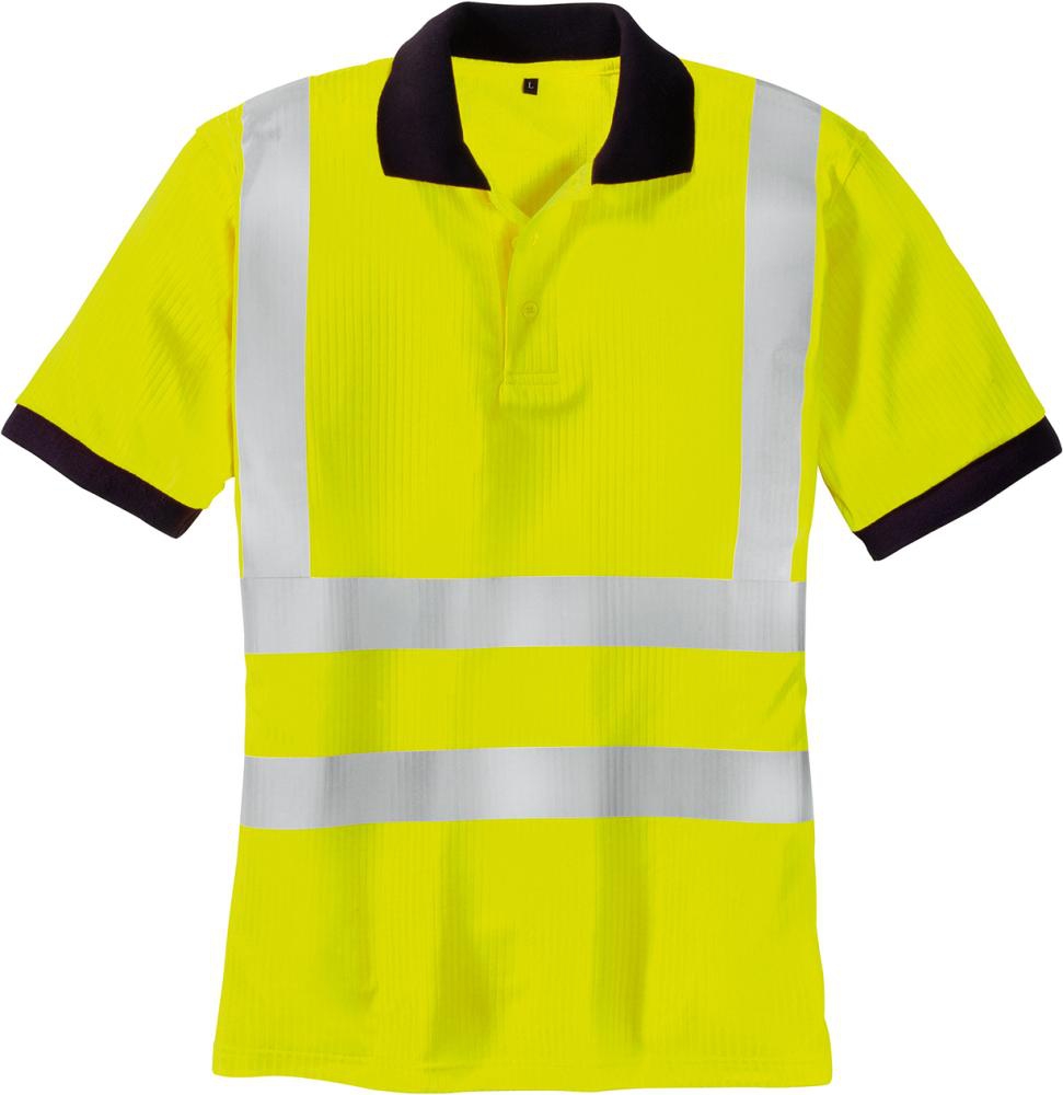 Warnschutz-polo-sylt, Leuchtgelb, Gr. Xl