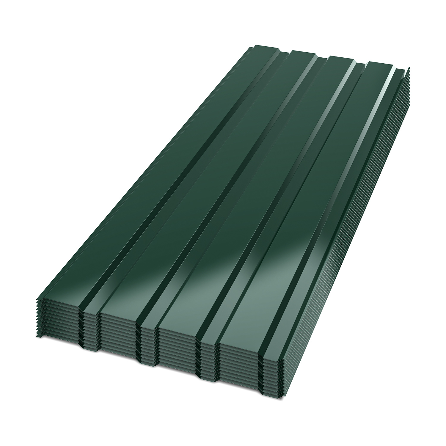 Tolletour 36er Trapezblech Dachplatten 0,25 Mm, 115 X 45 Cm, Grün, Stahl, Bis 18 M²