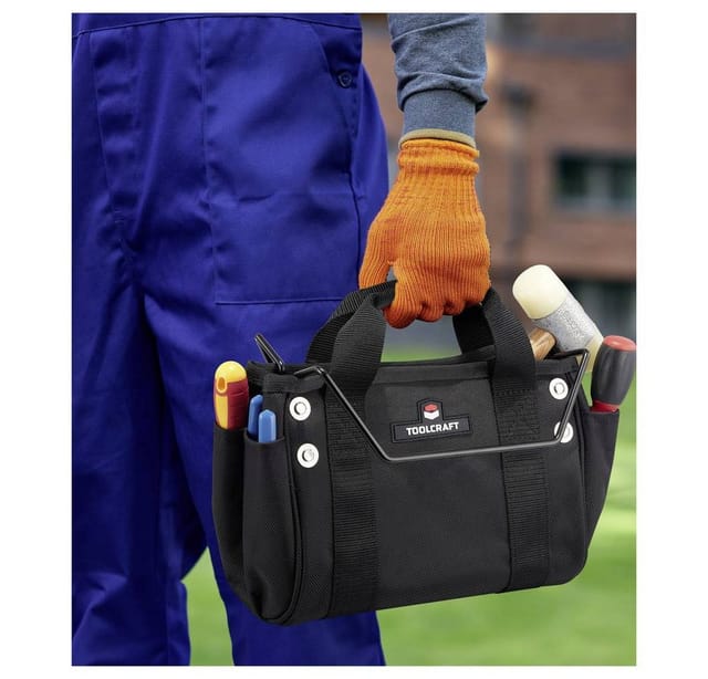 Toolcraft To-10915773 Leiter Werkzeugtasche Unbestückt (l X B X H) 260 X 210 X 130 Mm
